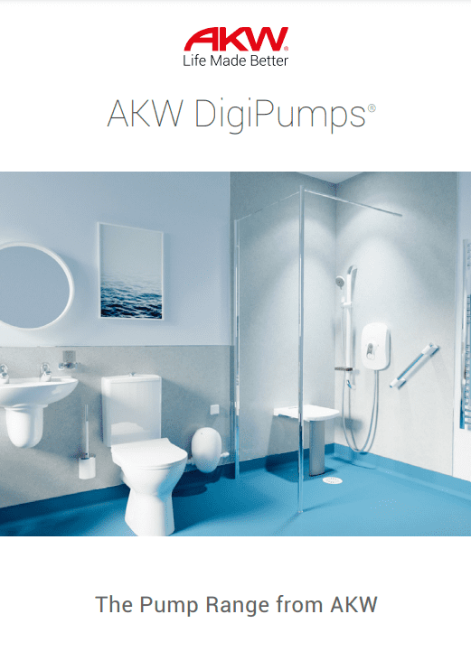 AKW Digital Shower Waste Pumps Brochure Image