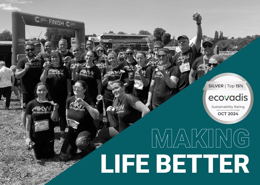 AKW Achieve EcoVadis Silver Medal Sustainability Rating Featured Image
