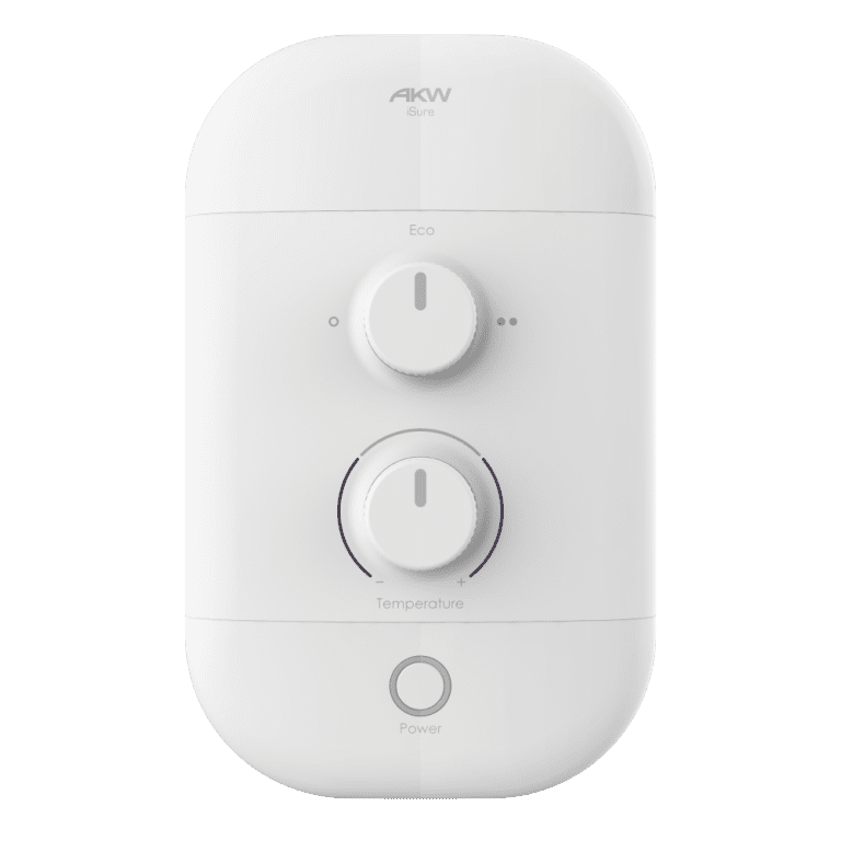 AKW iSure Electric Shower Specification Sheet Image